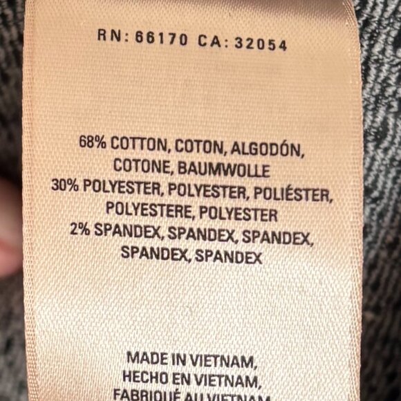 Anthropologie Maeve Women's Stretch Texture Cotton Pencil Skirt (size L) - Picture 4 of 4